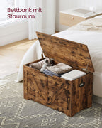 Bank - med lagringsutrymme - Barnstil - Vintage Brown