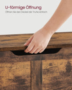 Bank - med lagringsutrymme - Barnstil - Vintage Brown