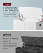 Bank - med lagringsutrymme - Barnstil - vit