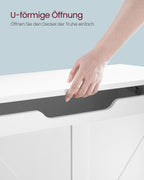 Bank - med lagringsutrymme - Barnstil - vit