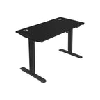 Elektriskt skrivbord - Höjdjusterbar - träövertopp