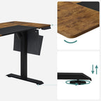 Sit Stand Desk - Computer Table - Höjdjusterbar