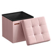 Opbergkruk - 38 x 38 cm - Opvouwbaar - Draagvermogen tot 300 kg - Pastelroze