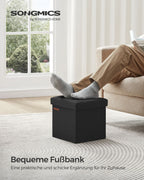Soffa - 30 cm - med lagringsutrymme - Basic Black