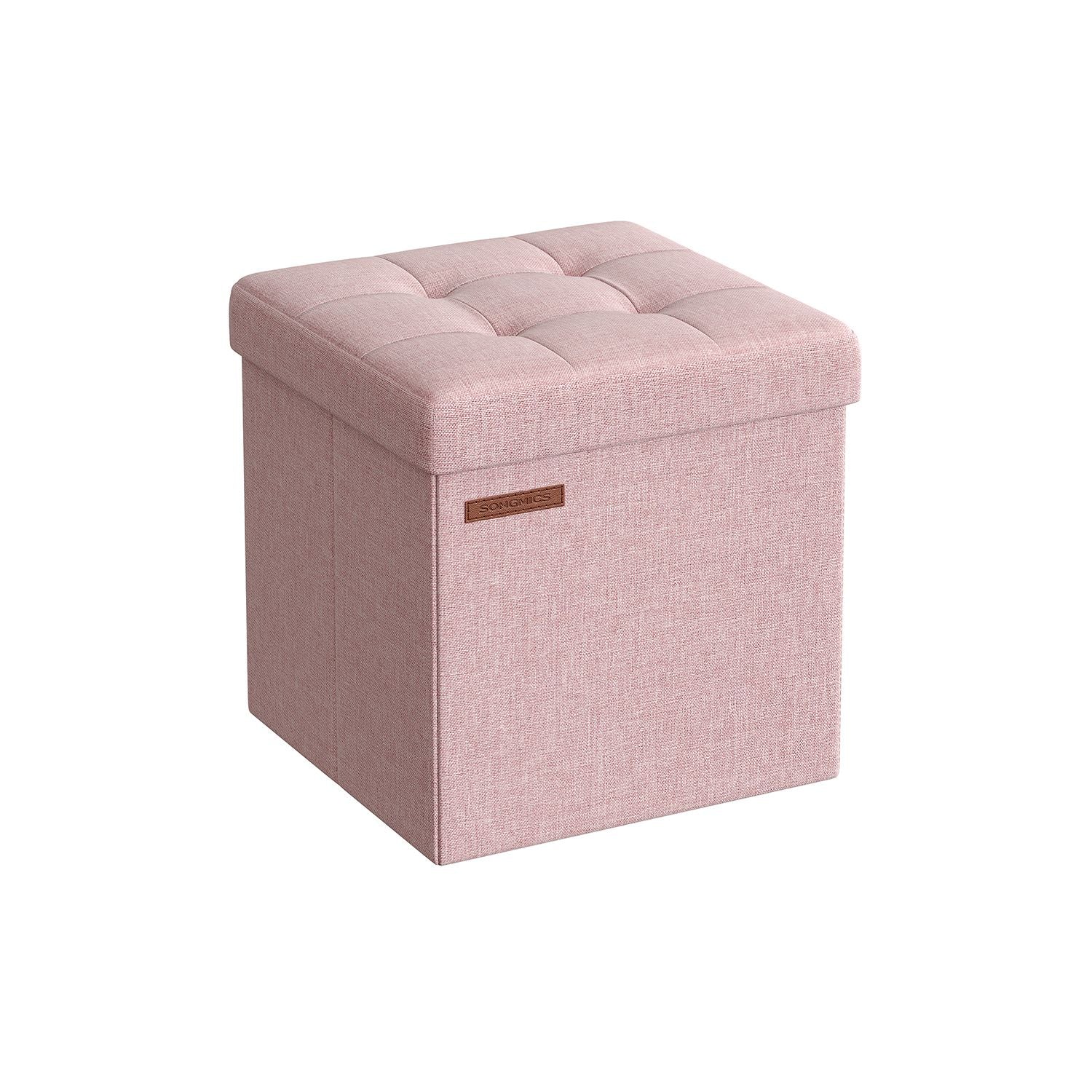 Soffa - 30 cm - med förvaringsutrymme - pastellrosa