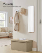 Bank - med lagringsutrymme - 38 × 76 × 38 cm - Camelbruin