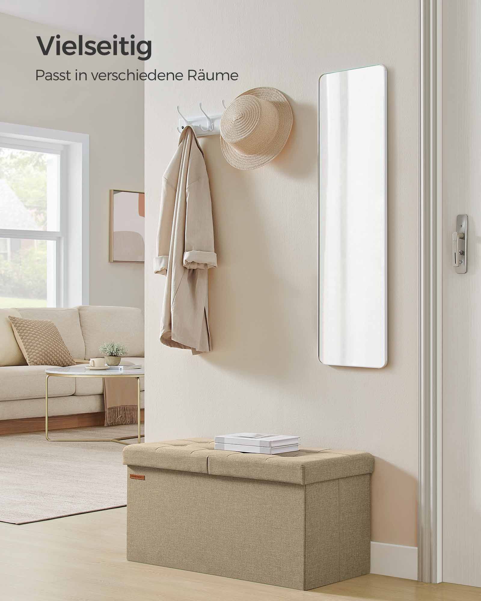 Bank - med lagringsutrymme - 38 × 76 × 38 cm - Camelbruin