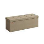 Soffa - med lagringsutrymme - 38 × 110 × 38 cm - Camel Brown