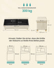 Opbergbank - 110 cm - Scharnierend Deksel - Linnenlook - Lichtbeige