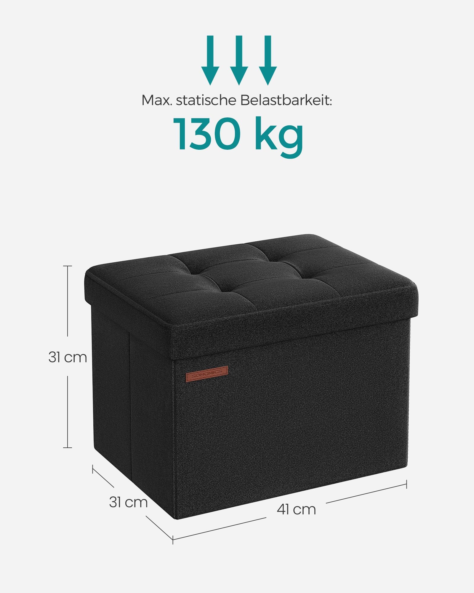 Bank - med lagringsutrymme - grundläggande svart