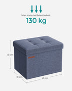 Soffa - Med lagringsutrymme - Light Denim Blue