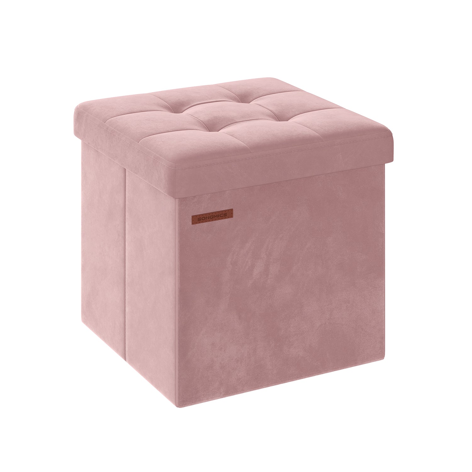 Bänk - med lagringsutrymme - för hall - pastellrosa