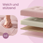 Soffa med förvaringsutrymme - 38 x 110 x 38 cm - Sätesbox - Folding lock