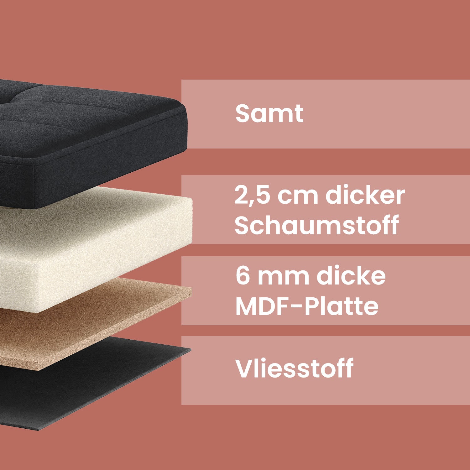 Soffa med förvaringsutrymme - Velvet Seat Box med lock - Fällbar lagringslåda - Anthracite