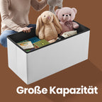 Soffa med förvaringsutrymme - Folding Seat Box - Stylish Storage Box - Dark Grey