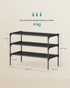 Skoställ – Platssparande – Flera nivåer – Hall eller entré