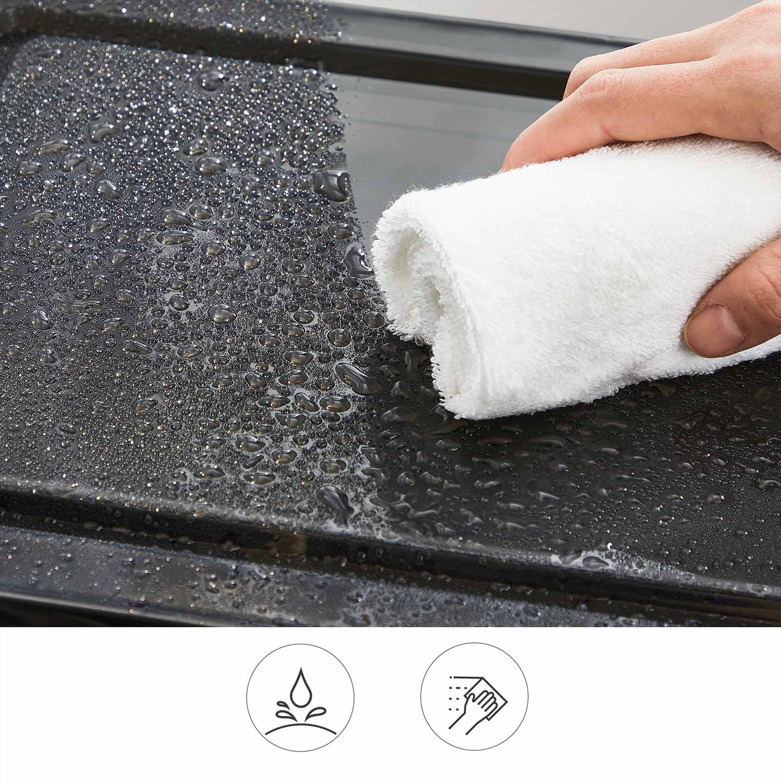 Skokartonger – Stapelbar plastförvaring – Transparent/Svart