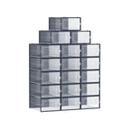 Skoboxar - Skor lagringslådor - uppsättning av 18 - transparent plast