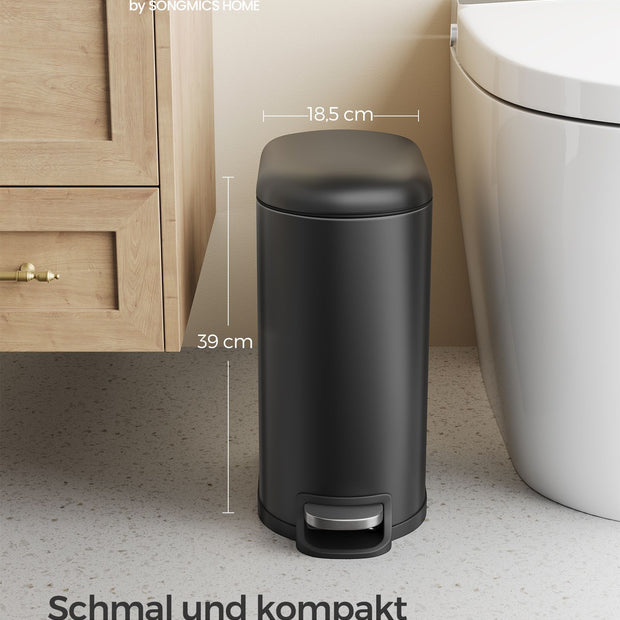 Kosmetikbehållare – 10 liter – liten – bläcksvart