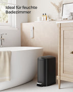 Kosmetiklåda - 10 liter - litet - med stållock