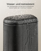 Kosmetiklåda - 10 liter - litet - med stållock