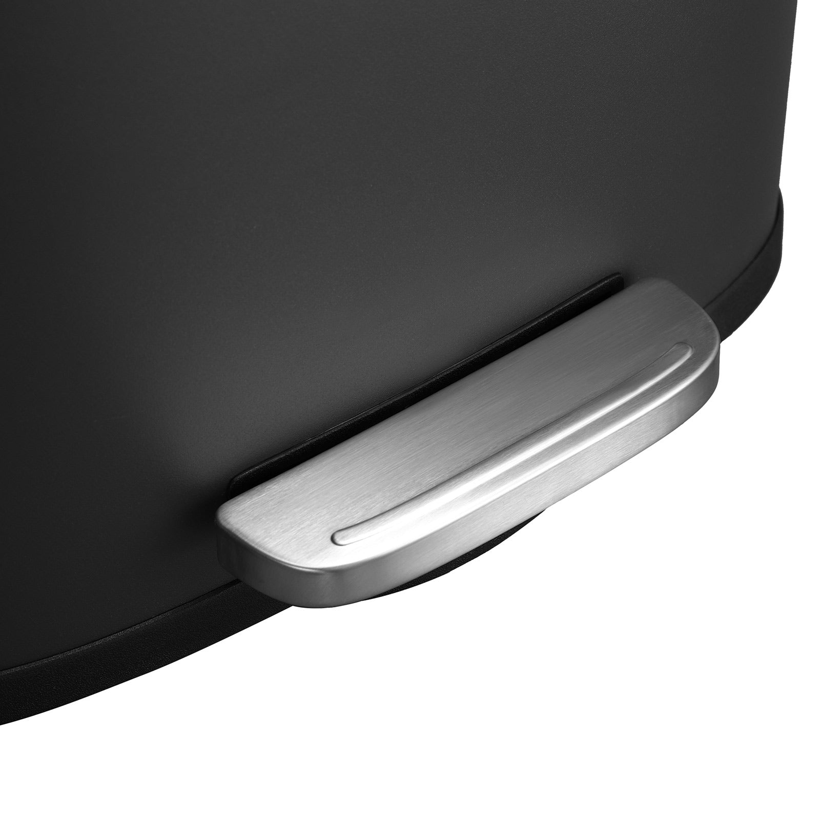 Avfallsbask - 30 L - Pedal Bucket - Softclose - Luktlös - Svart