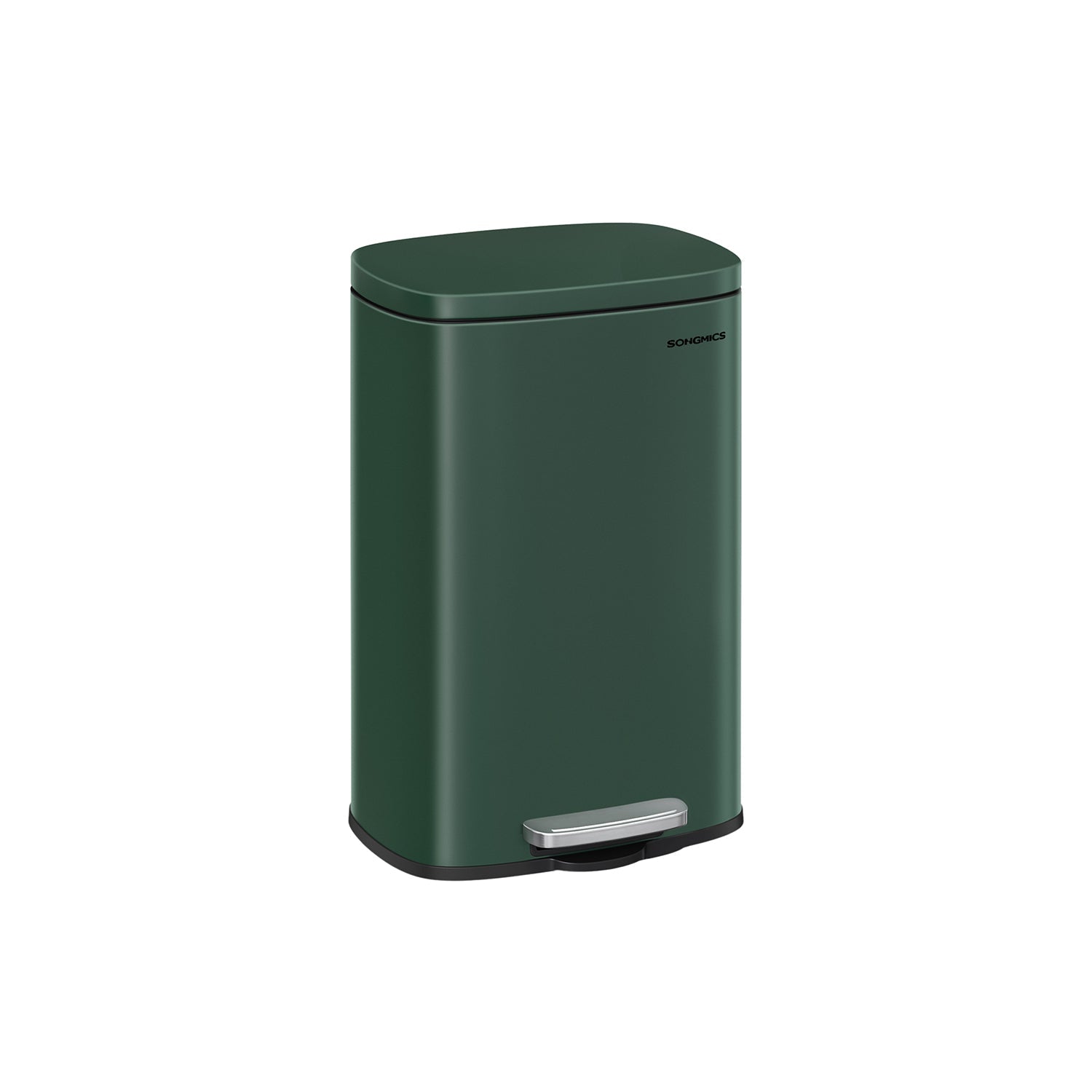Skräpfack - Pedal Bin - 50L - Rostfritt stål - Softclose - lufttätt - plastisk inre hink