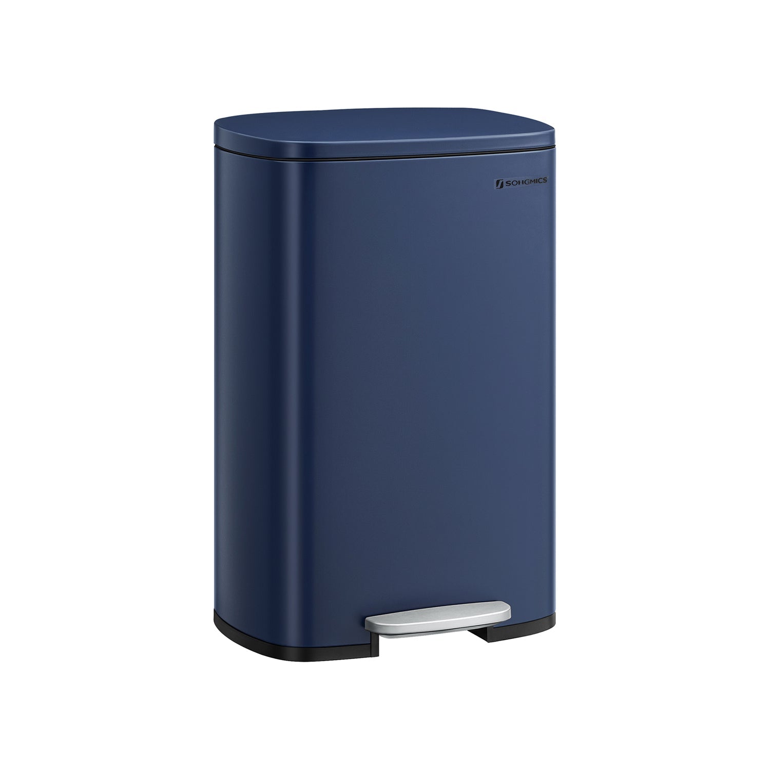 Skräpfack - Pedal Bin - 50L - Rostfritt stål - Softclose - lufttätt - plastisk inre hink