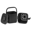 Gft-emmer - Geurdicht met Deksel en Handgreep - Zwart - 24 x 20 x 19,5 cm