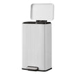 Pedaalemmer - Met Softclose-deksel en Uitneembare Binnenemmer - Wit - 33,6 x 29,8 x 59,5 cm