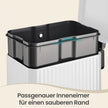 Pedaalemmer - 50 Liter - Soft-Close Deksel - Staal - Wit