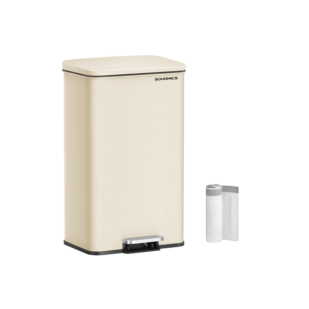 Kök Prullen Box med locket 40 liter sand beige