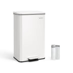 Kitchen Prullen bin - 40 liter - pedal Grenbak - svart