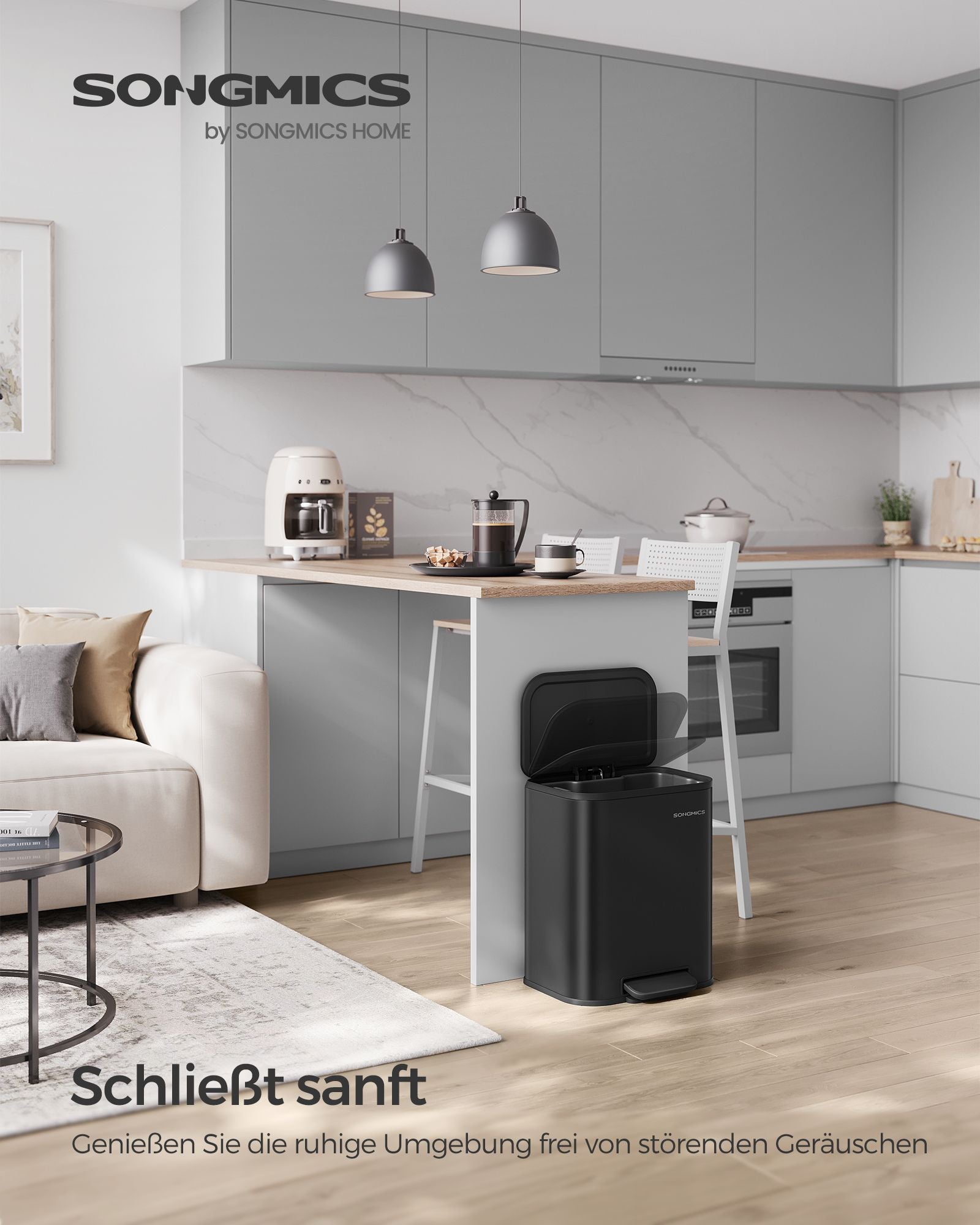 Skräpfack 20 liter med bläck -svart lock