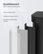Skräpfack 20 liter med bläck -svart lock