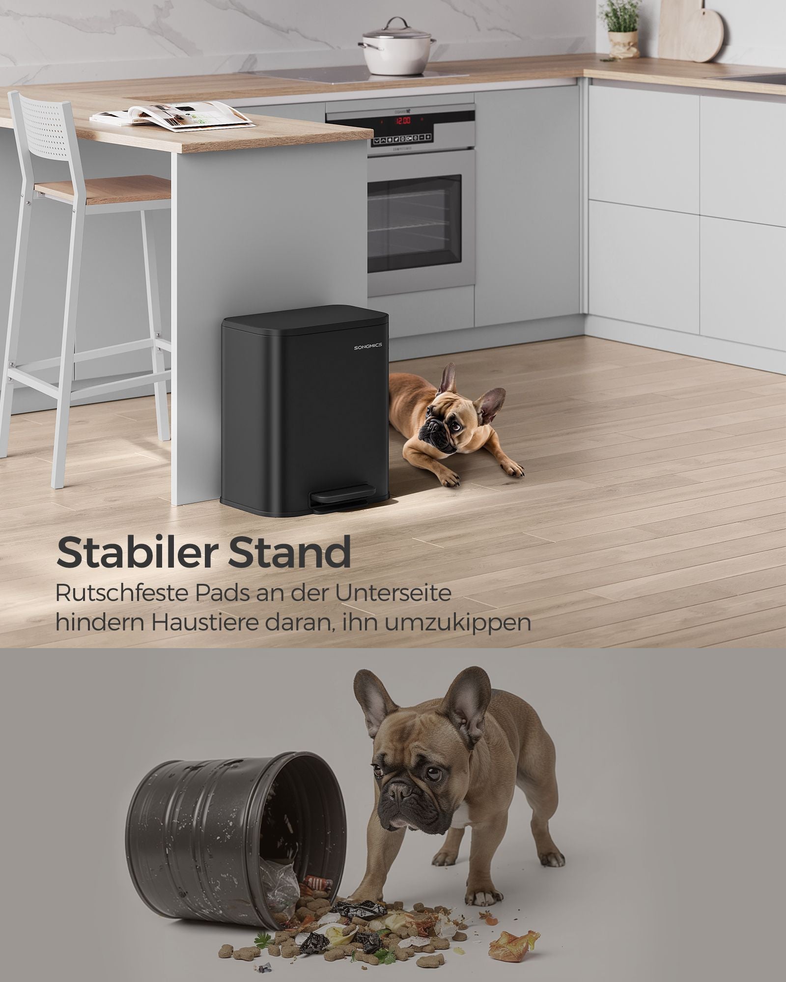 Skräpfack 20 liter med bläck -svart lock