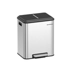 Avfallsseparationssystem 2 Fack för återvinning och restavfall, Wolkwit