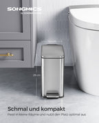 Cosmetics Box - 5 liter - med silverlock