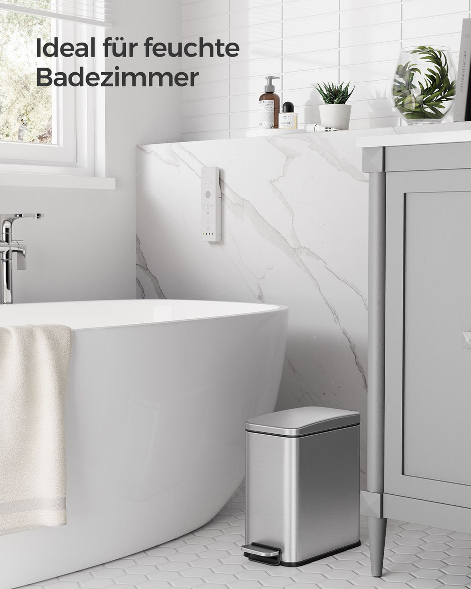 Kosmetikbehållare – 5 liter – Stål – Silver