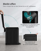 Kosmetiklåda 10 liter med bläckbock lock