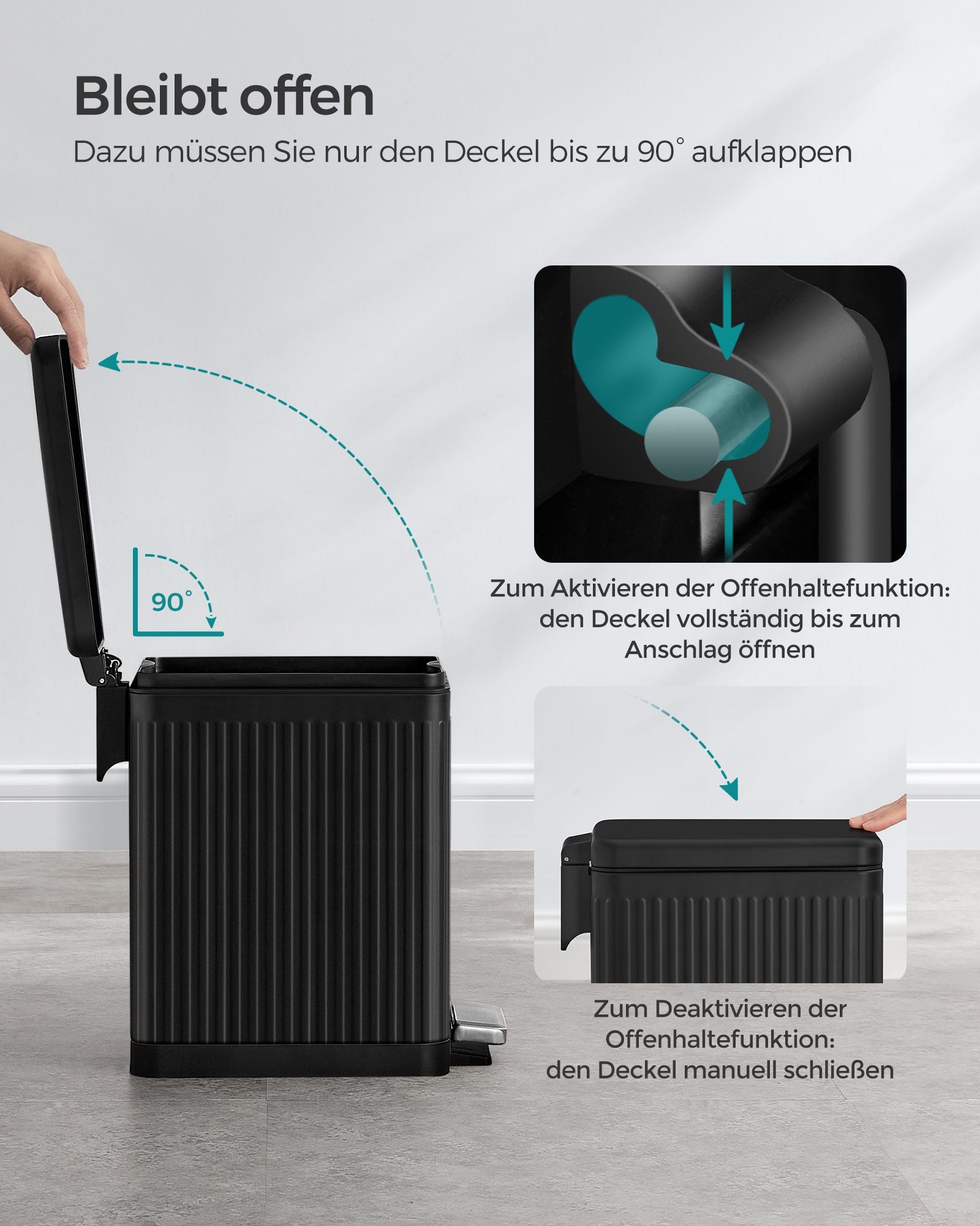 Kosmetiklåda 10 liter med bläckbock lock
