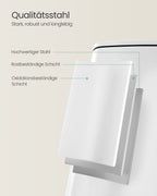 Skräpfack 20 liter gjorda av bläck -svart stål