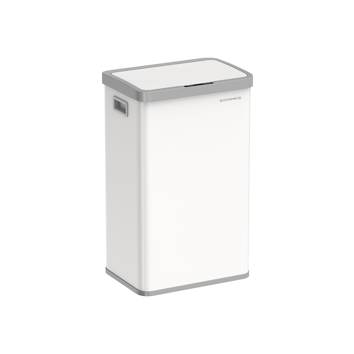 Soptunna med rörelsesensor – Stål – Metallic Silver