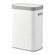 Sensor Prullenbak - 50 Liter - Soft-Close Deksel - Staal - Wit