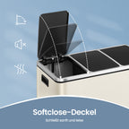 Köksavfallsfack, 3 x 18 l, avfallsseparationssystem 3 -fack