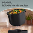 Gft-emmer - Geurdicht met Deksel en Handgreep - Zwart - 21 x 20 x 19,5 cm