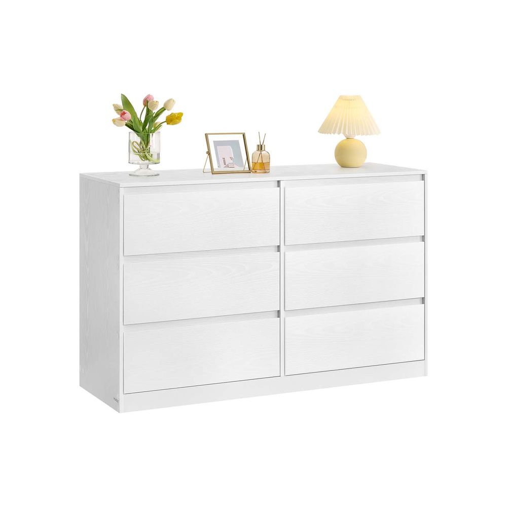 Sovrumsskåp - 6 lådor - Trä - Sovrum