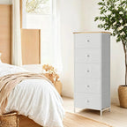 Byrå - 5 tyglådor - metallram - förvaringsskåp