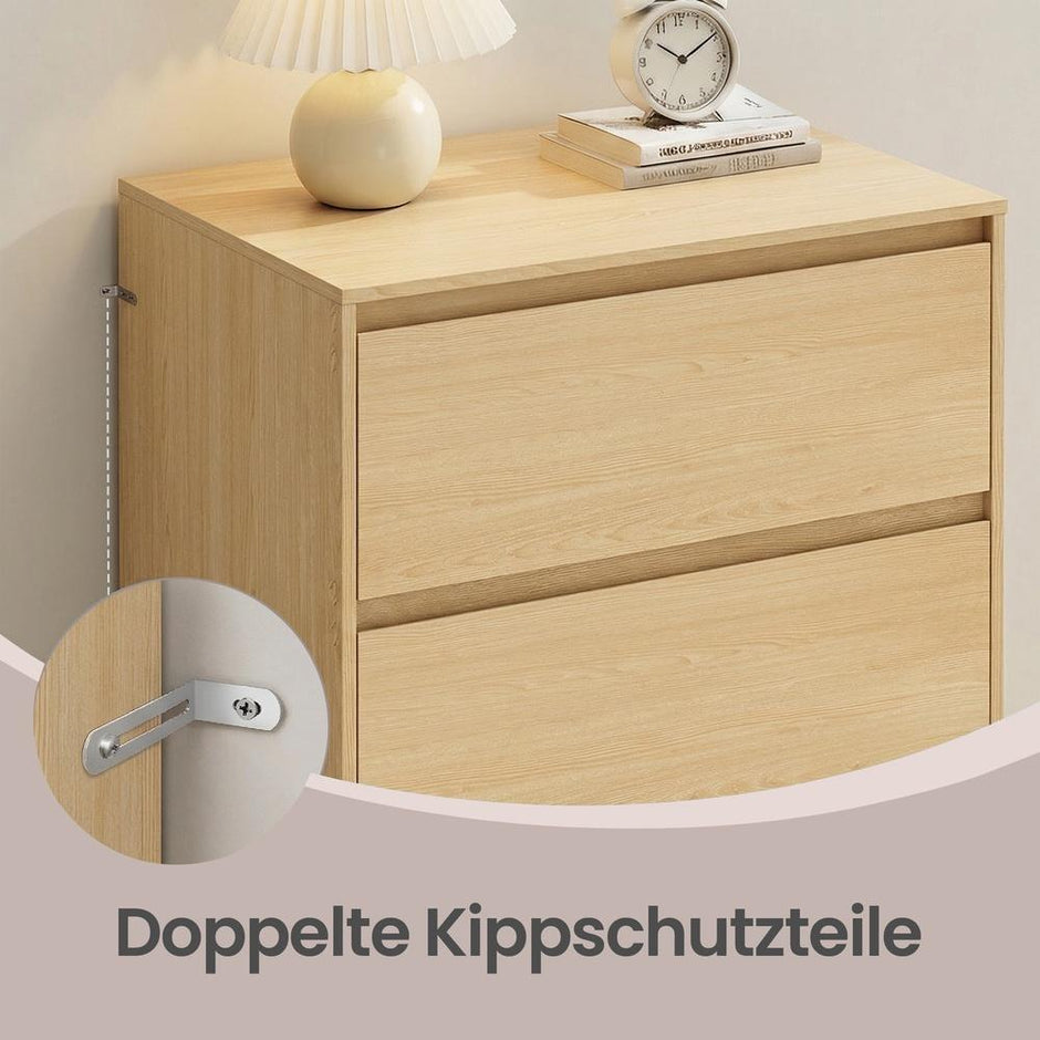 Commode - Opbergkast - 4 Laden - Geel