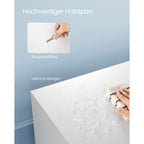 TV-möbler-1 dörr-40 x 120 x 49 cm-vit
